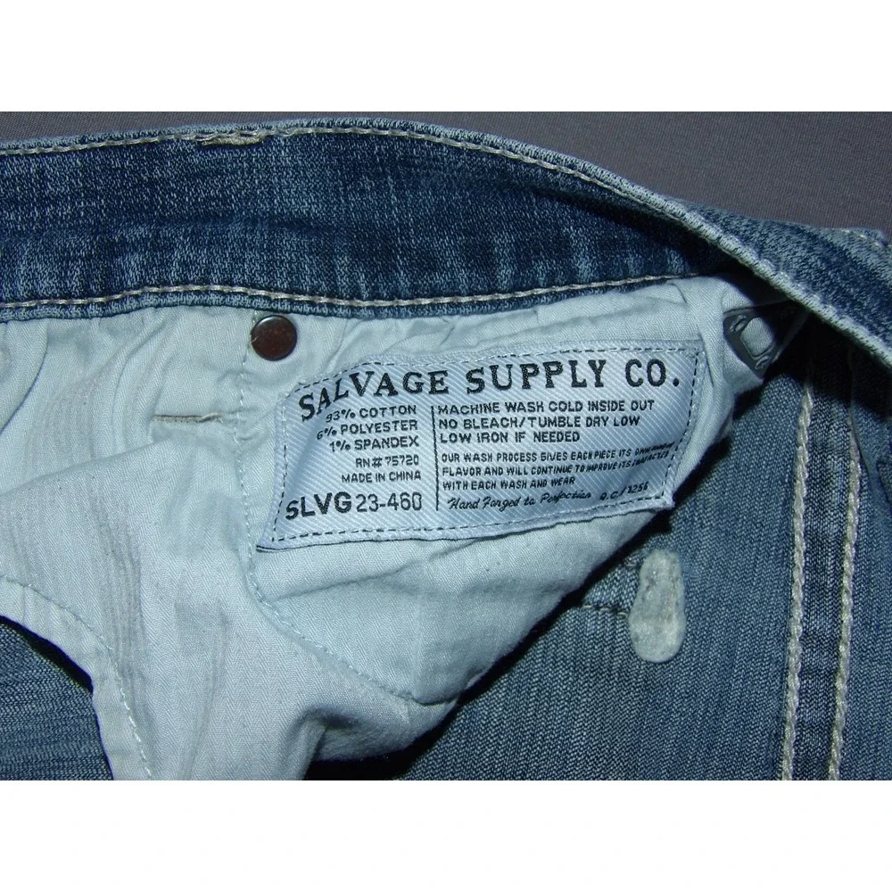 SALVAGE For BUCKLE Regular Fit MAYHEM Straight Leg Jeans Men's 34 X 32